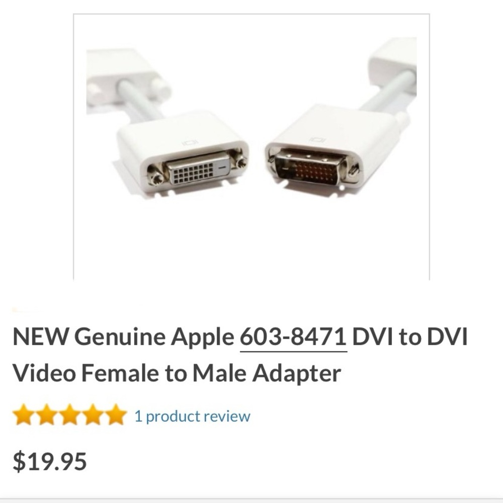 NEW 3x Apple/Mac Products: MC552ZM/B Apple 30-pin, 603-8525 & 603-8471 Adapters - Picture 11 of 13